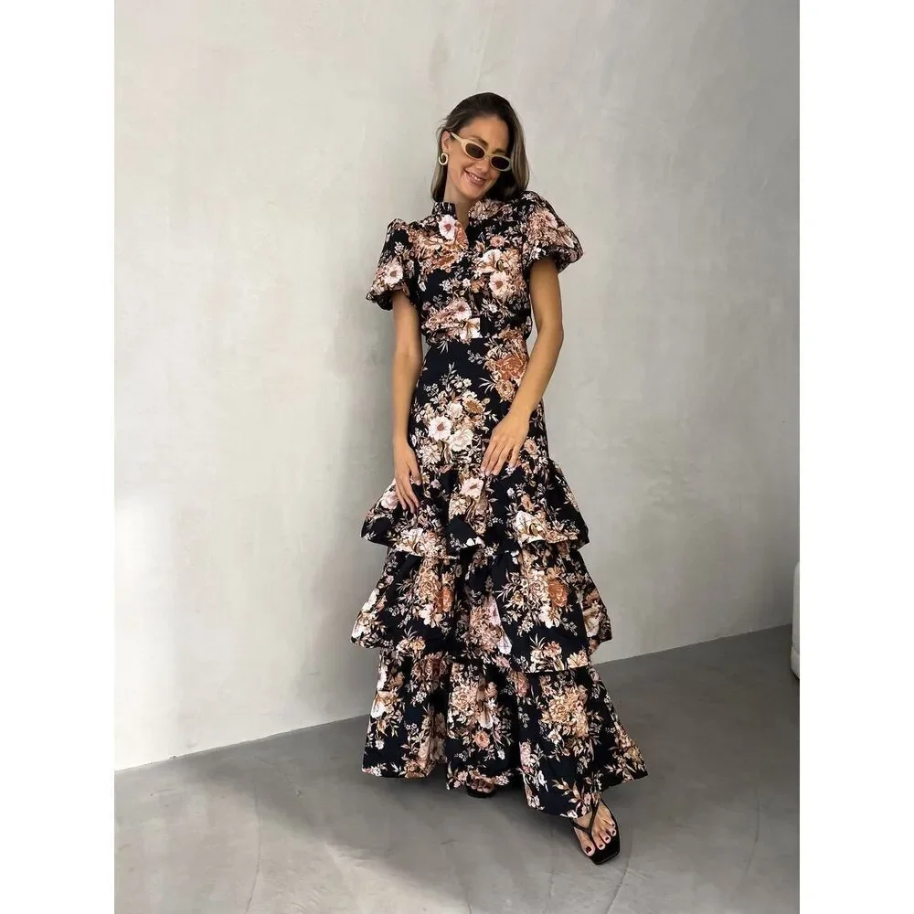 AiNa Catalina Floral Blouse & FLORAL ZIMM Maxi SKIRT Set - size S - Picture 3 of 8